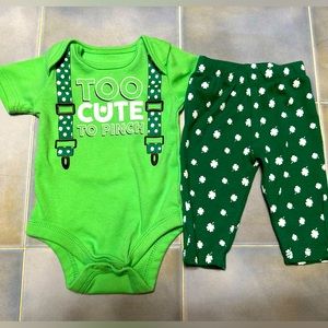 0-3M St Patrick's Day Outfit